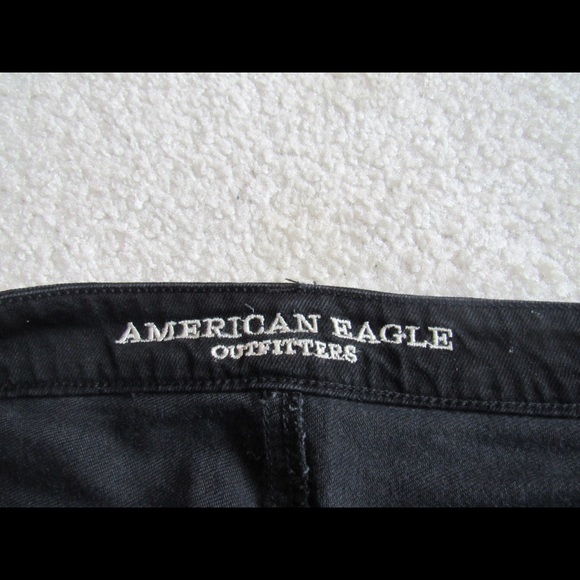 Plus size black denim skirt - Picture 4 of 5